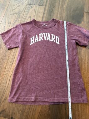 Harvard University Youth Large T-Shirt League Kids Maroon Heathered
